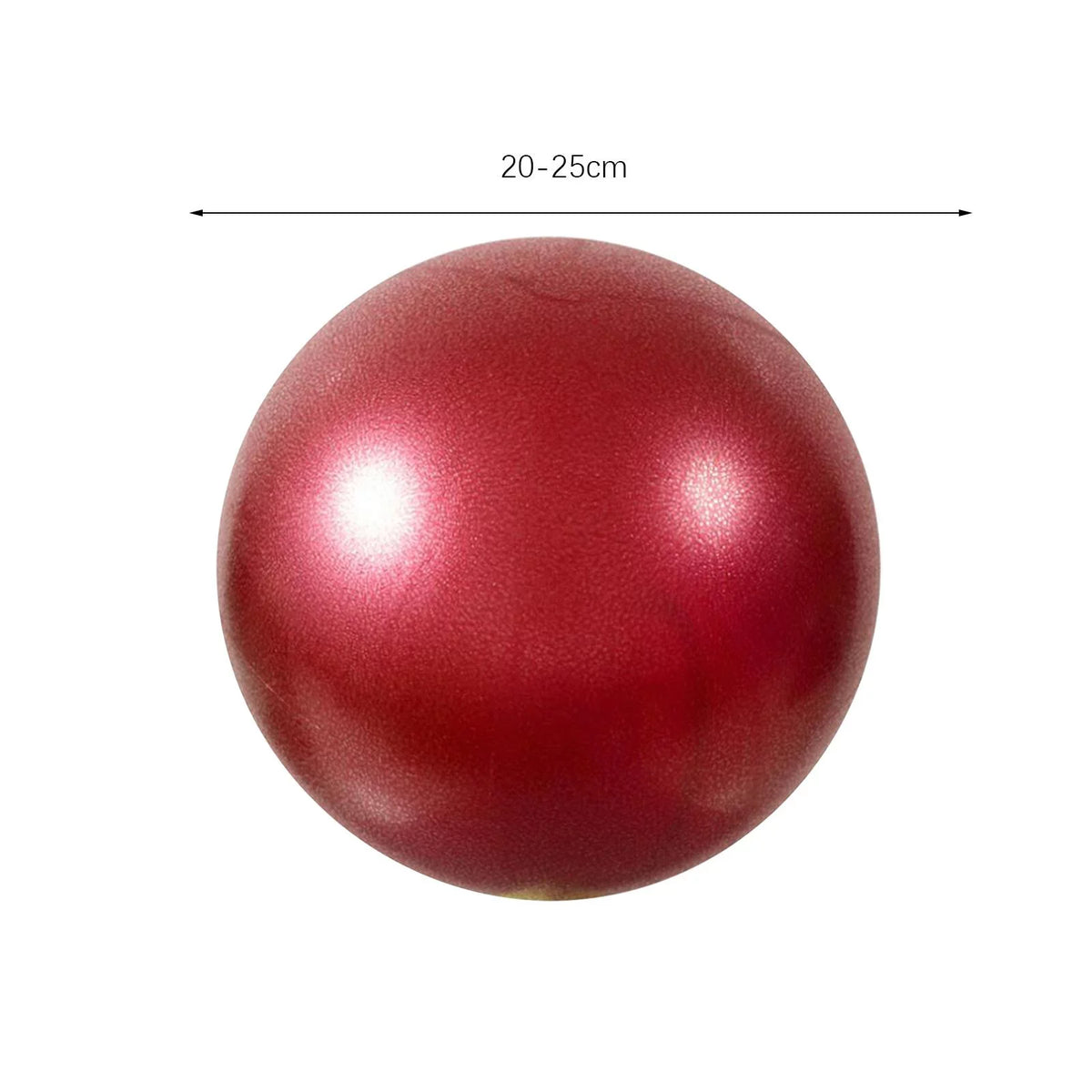 AMLESO 6xSmall Pilates Ball Heavy Duty Workout Ball for Home Gym Balance Red