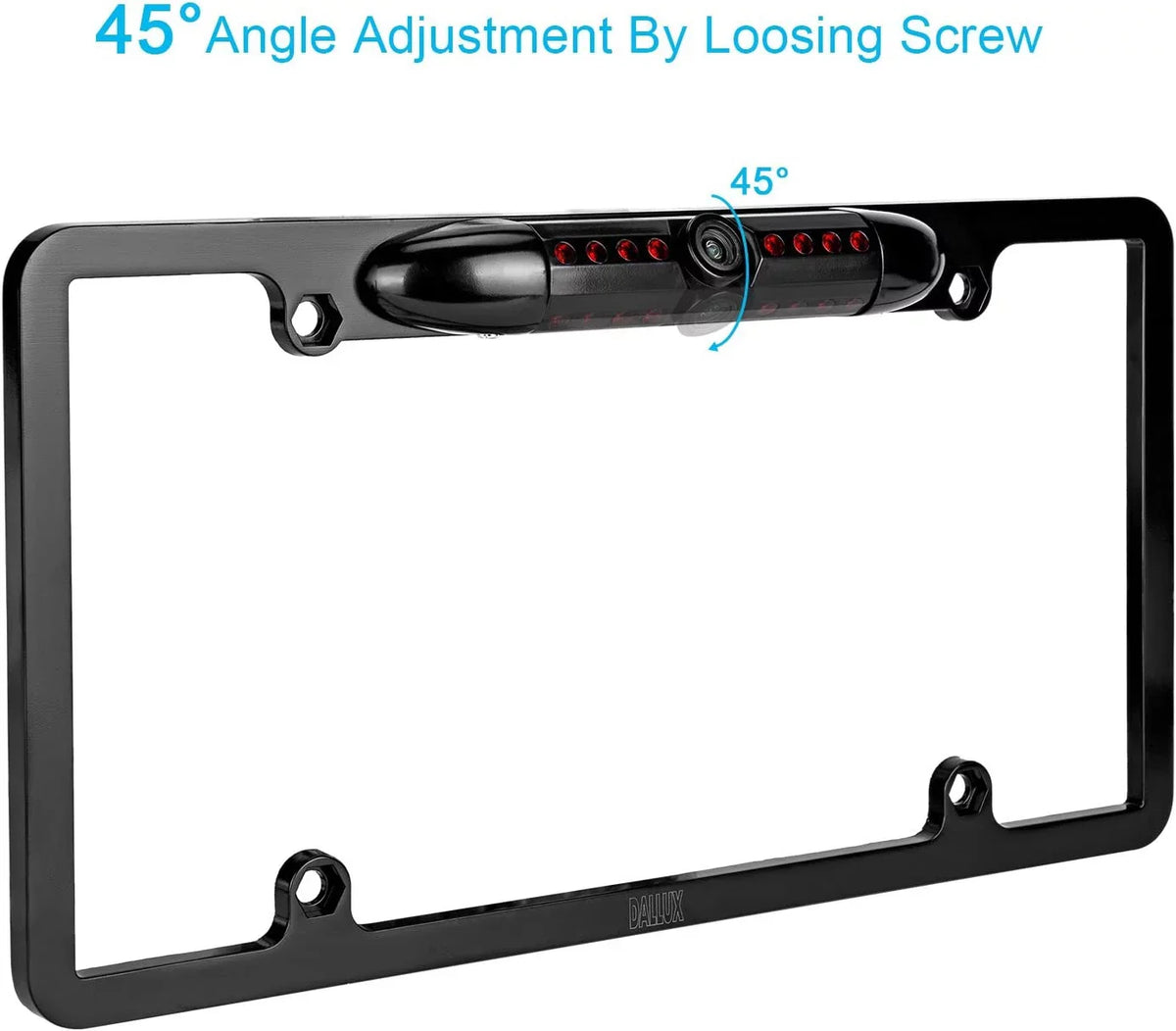 Backup Camera Rearview License Plate Liquid for Kenwood DDX-5706S DDX5706S Black