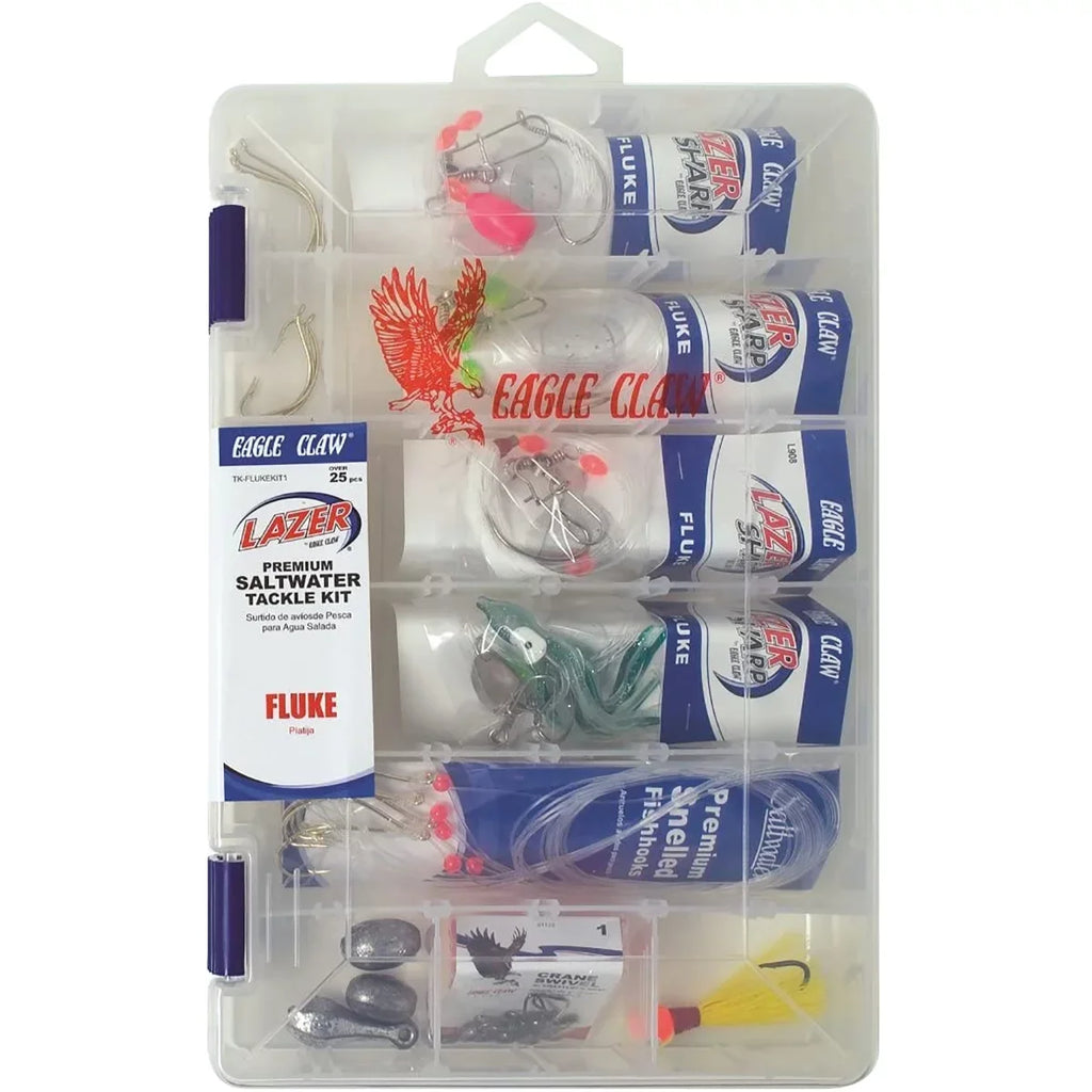 Eagle Claw 12-Fluke Fluid Tackle Kit