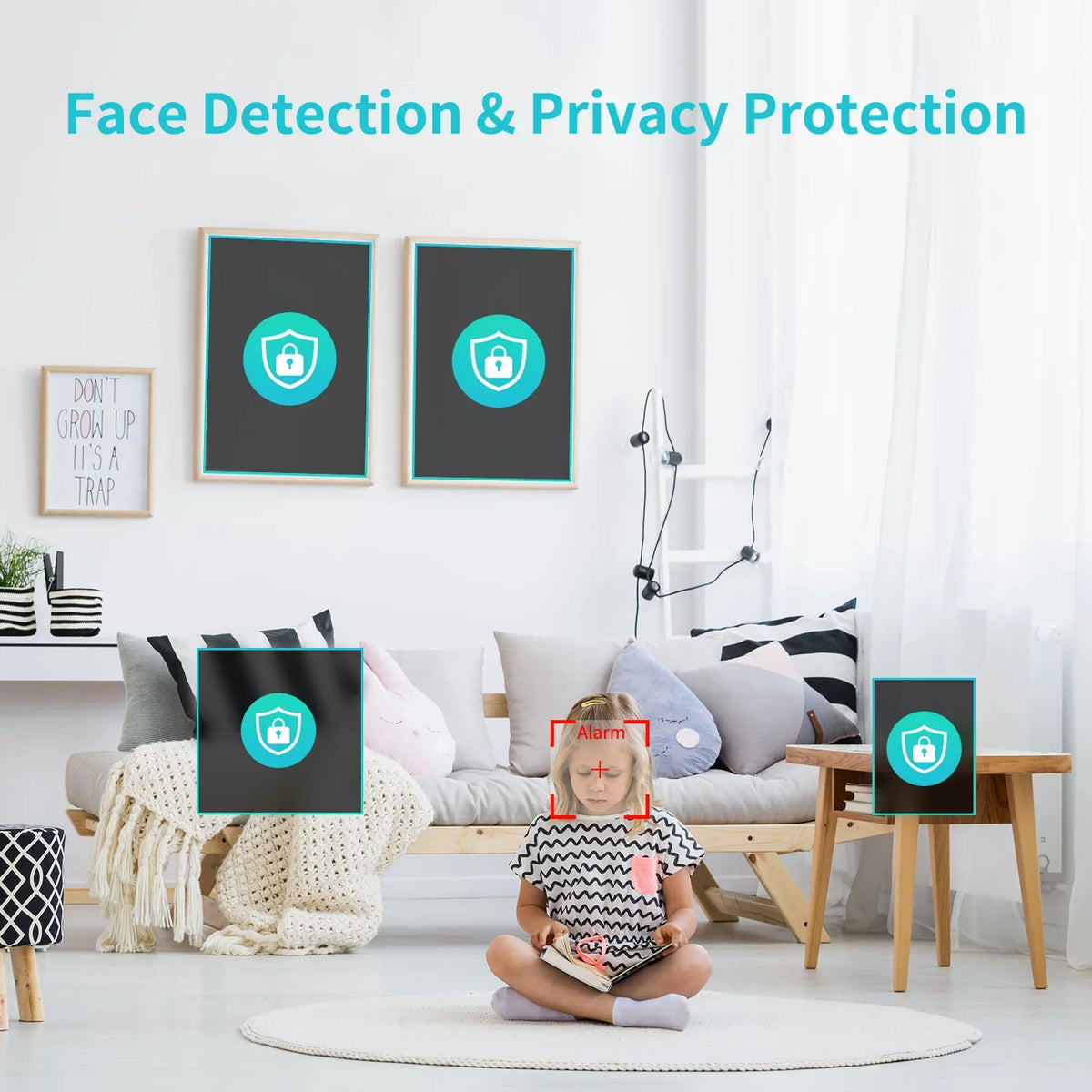 HeimVision HM245 8CH 1080P Security Camera System, 5MP-Lite HD-TVI DVR 4Pcs 1920TVL Outdoor/Indoor Weatherproof CCTV Surveillance Camera with Night Vision, No Hard Drive