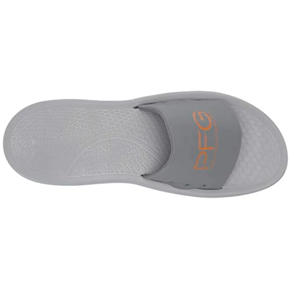 Columbia Men's Yachtrocker PFG Slide Sport Sandal, Ti Grey Steel/Light Orange, 9