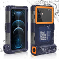 UrbanX Professional [15m/50ft] Swimming Diving Surfing Snorkeling Photo Video Fluid Protective Case Fluid Housing for Micromax Bolt Selfie Q424 And all Phones Up to 6.9 Inch LCD with Lanyard