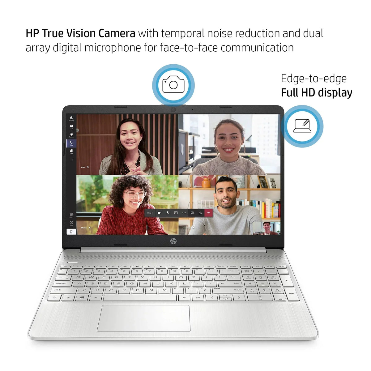 2023 Pavilion 15.6’’ FHD Display Mobile pc Quad Core i5-1135G7 (Upto 4.2GHz), 8GB RAM, 512GB SSD, Iris Xe Graphics HD Webcam, WiFi 6, Bluetooth, Long Hour Battery, Windows 11+HubxcelAccessory