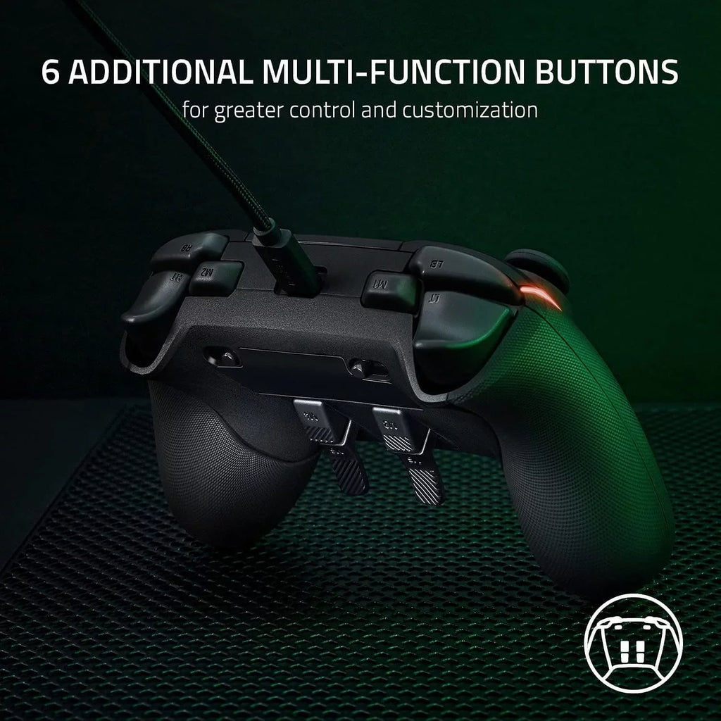 Razer - Wolverine V2 Chroma Pro Gaming Controller for Xbox Series X|S with RGB Chroma Backlighting - Black With Cleaning Electric kit Bolt Axtion Bundle Like New