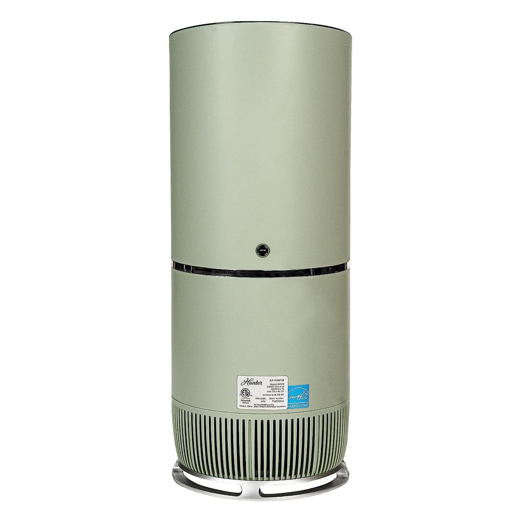 Open Box HUNTER True HEPA Air Purifier for Allergies Digital Tall Tower HP670SG - SAGE