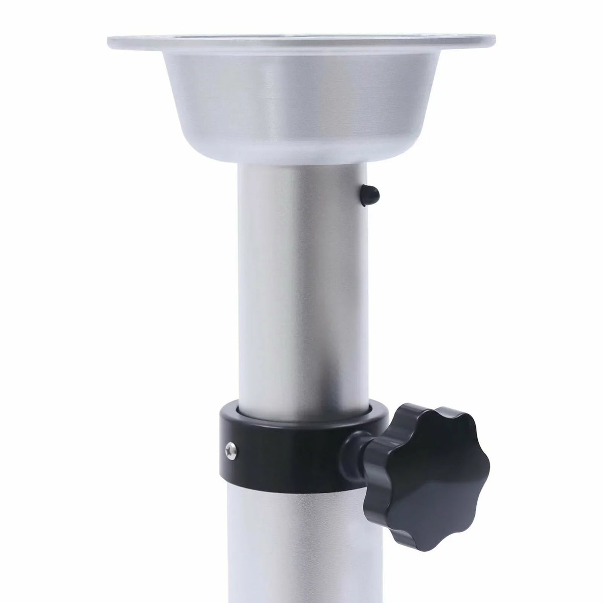 Miumaeov 16.9"-29.1"Adjustable Thickened Table Pedestal Stand Leg Base Mount Frame Aluminum Alloy Removable for RV Camper Marine Boat Caravan Motorhome Table