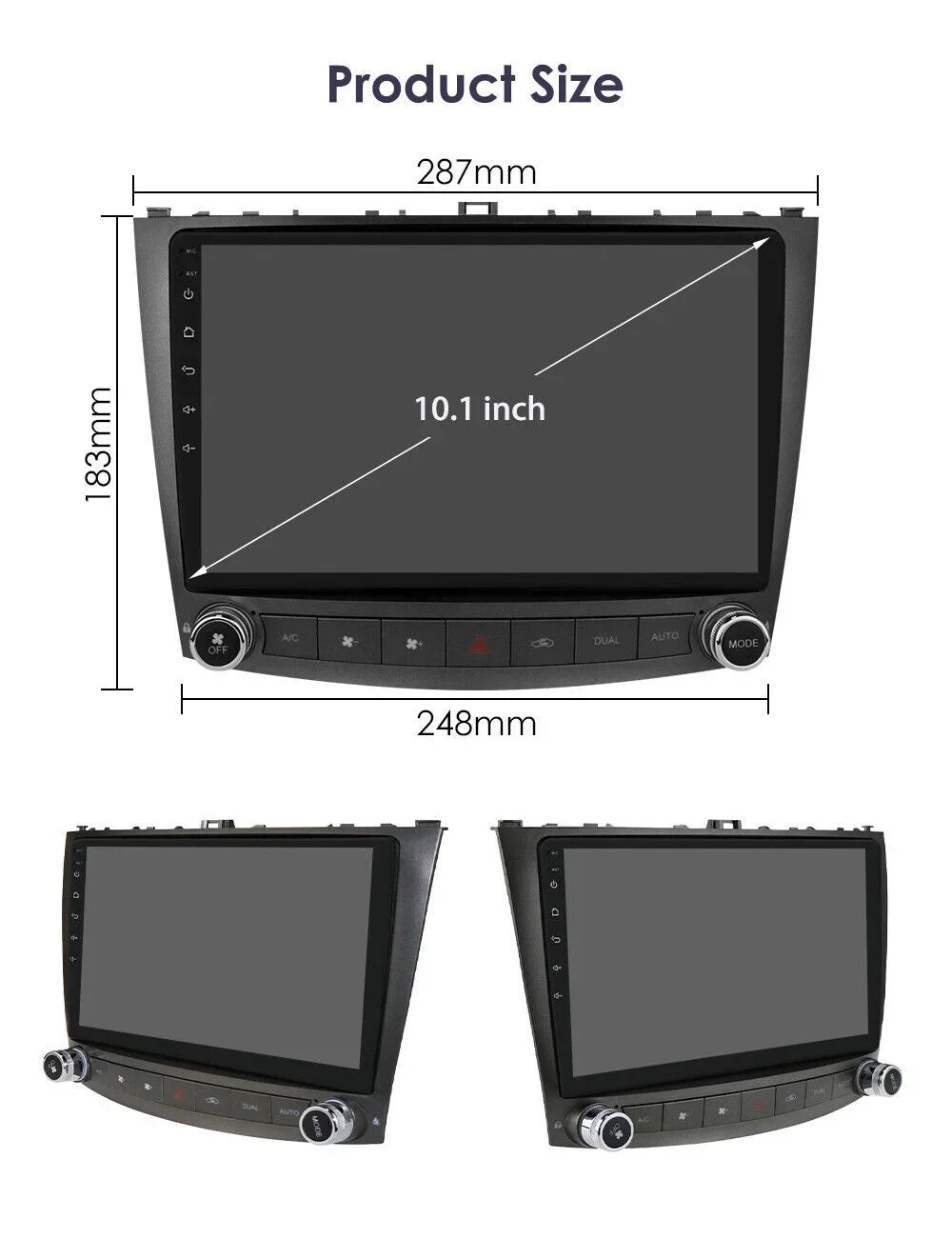 FOR LEXUS IS250 IS350 2006-2012 ANDROID 12 CARPLAY CAR STEREO RADIO GPS BT 4+32G