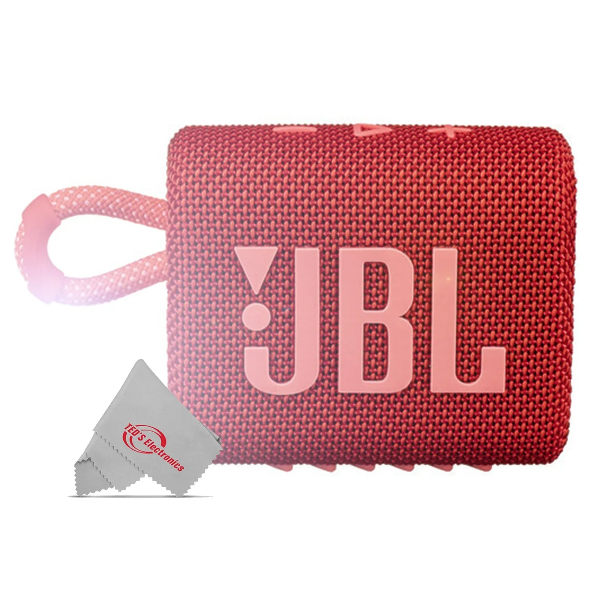 JBL Go 3 Portable Bluetooth Liquid Speaker Red