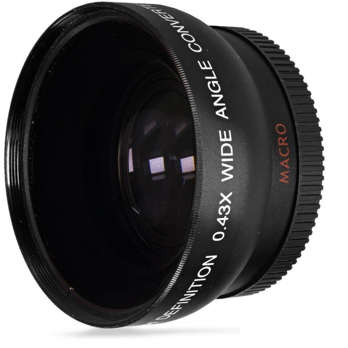 Hi-Def 2-Pc Lens Kit Telephoto & Wide Angle Lens Set For Lumix DMC-G7H (58mm Size Compatible)