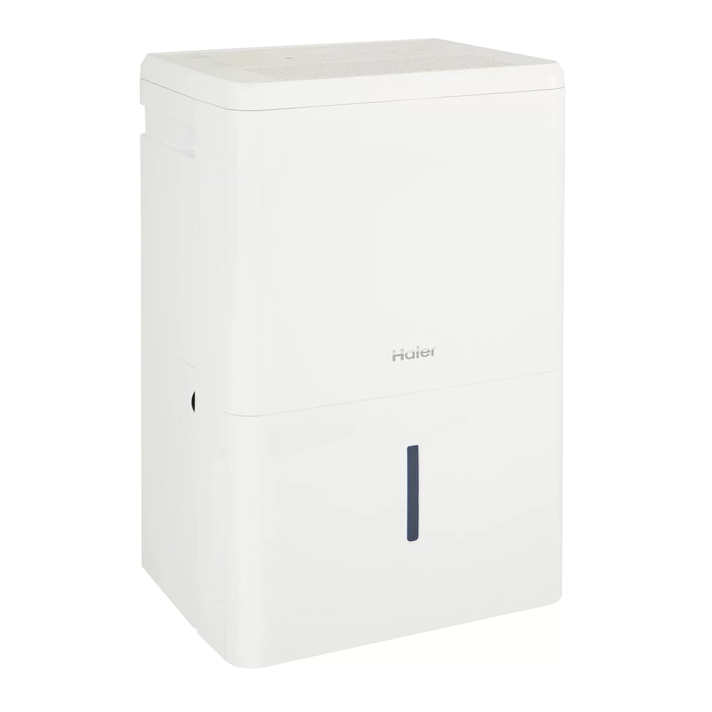Restored Haier QDHR50LZ 50-Pint 3-Speed LED Digital Controls Portable Dehumidifier, White (Refurbished)